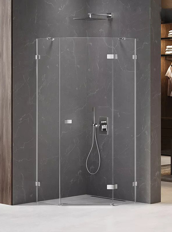New Trendy Avexa Kabina Pięciokątna P 80x80x200 Czyste 6 mm Active Shield (EXK-3885)